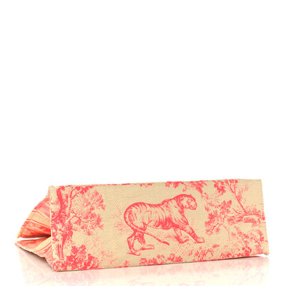 Christian Dior Straw Dioriviera Tote Pink 4 of 9