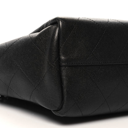 Chanel Caviar Stitched Medium Lady Coco Shopping Tote Black 9 of 11