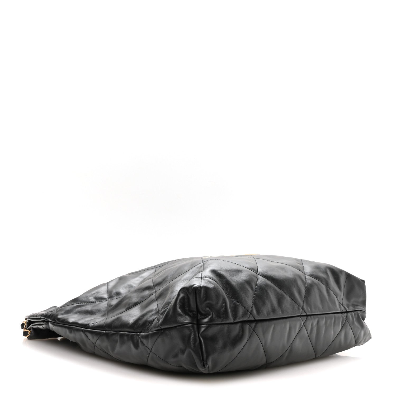 Chanel Calfskin Quilted Large Chanel 22 Black White 4 of 10