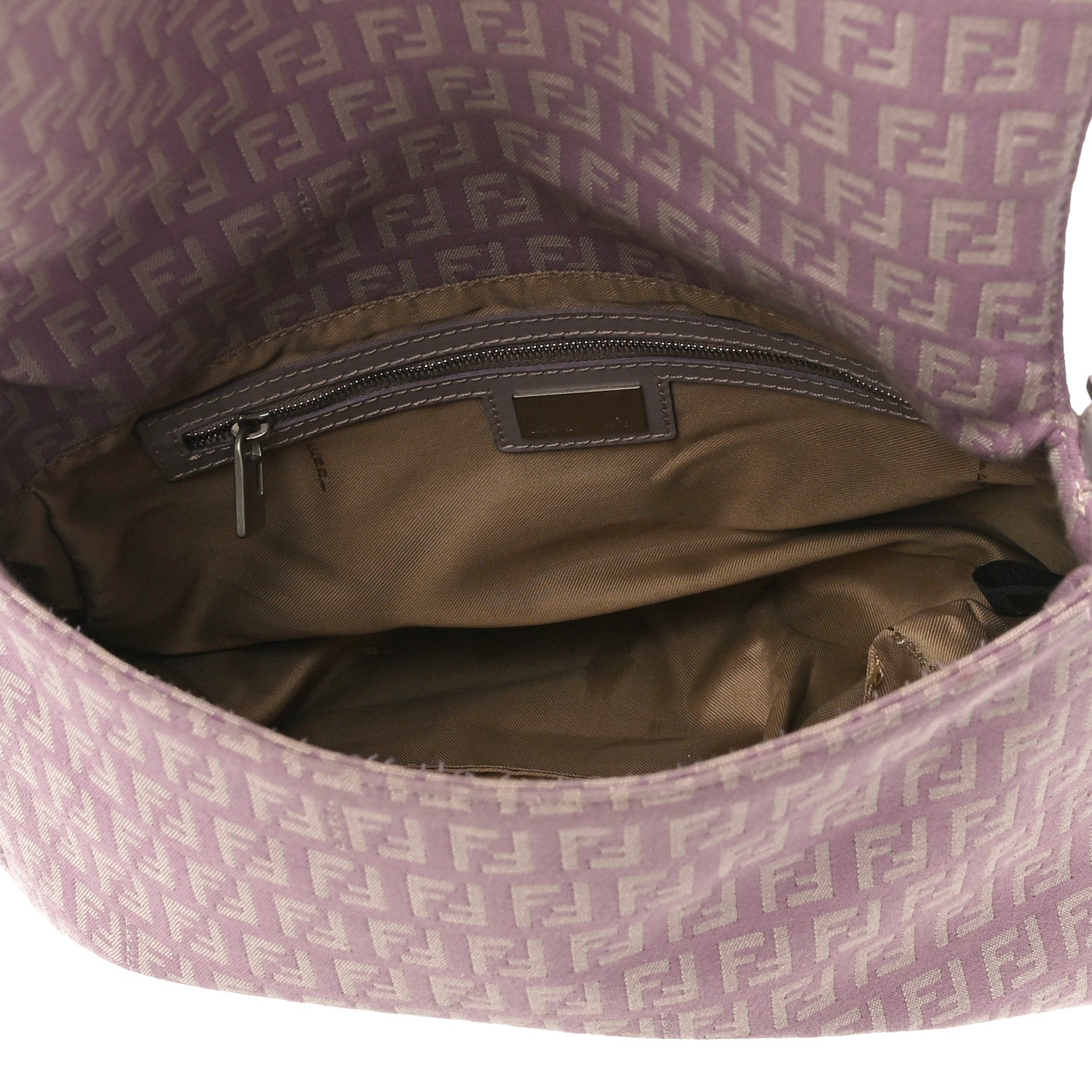 Fendi Zucchino Mama Baguette Lilla 5 of 10