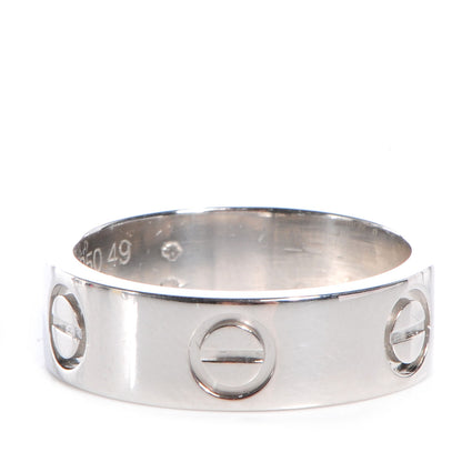 Cartier Platinum 5mm Love Ring Size 49 US 4.75 4 of 4