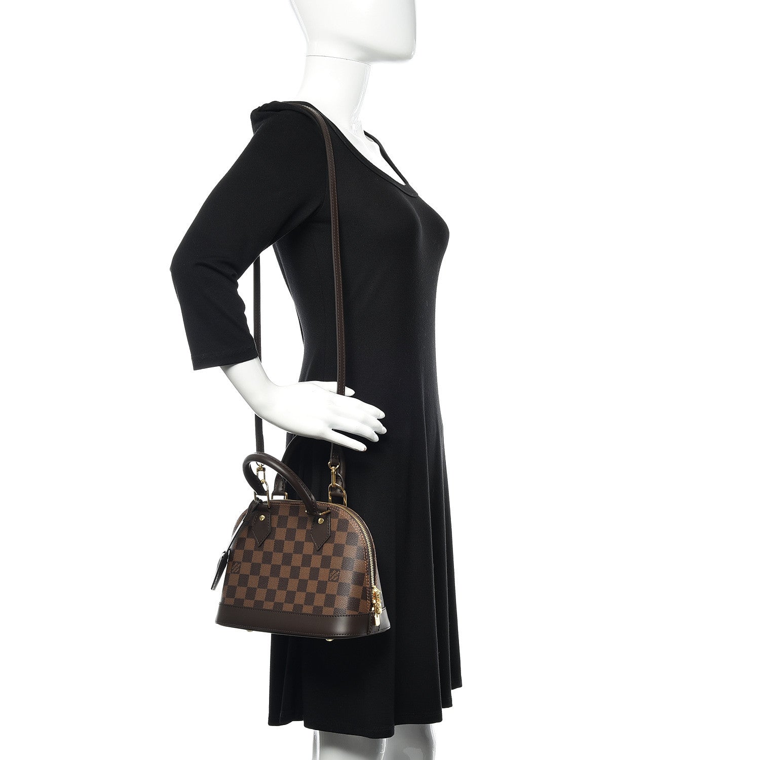 Louis Vuitton Damier Ebene Alma BB 2 of 10