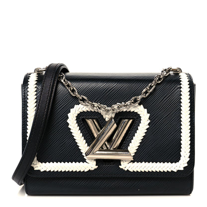 Louis Vuitton Epi Whipstitch Heart Twist Shoulder Bag MM Black 1 of 11