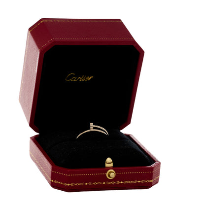 Cartier 18K White Gold Small Juste Un Clou Ring 59 8.75 5 of 5