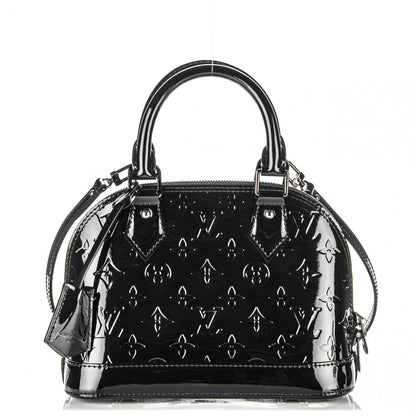 Louis Vuitton Vernis Alma BB Noir Magnetique 1 of 6