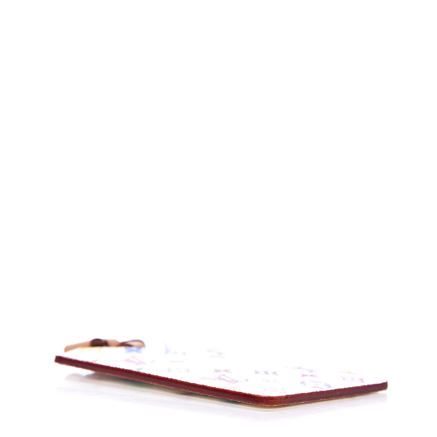 Monogram Multicolor Mirror and Case Pouch White