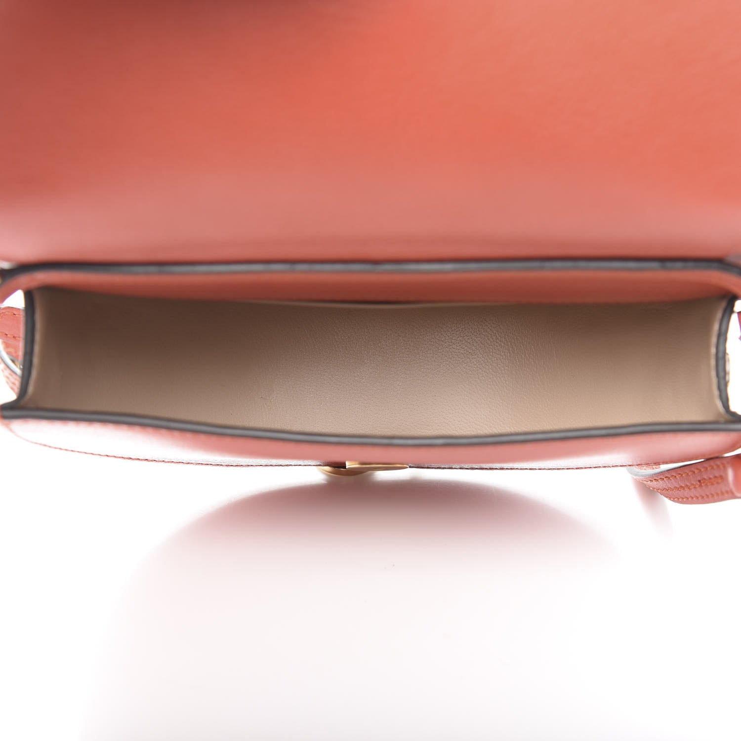 Chloe Calfskin Small Nile Bracelet Minaudiere Bag Earthy Red 5 of 9