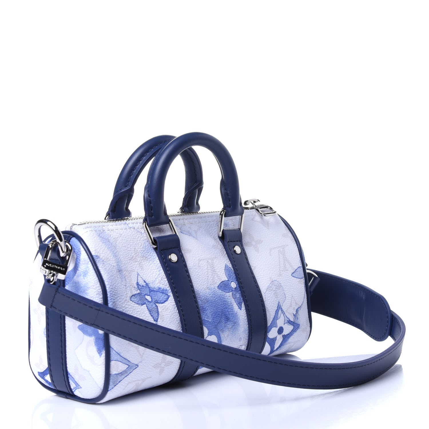 Louis Vuitton Monogram Watercolor Keepall XS Blue 4 of 12