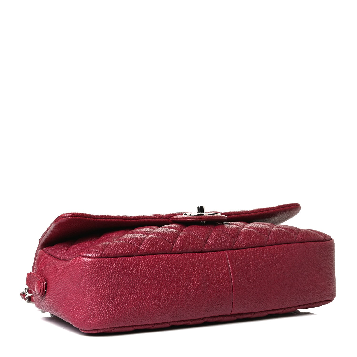 Chanel Caviar Quilted Jumbo Easy Flap Dark Pink 4 of 19