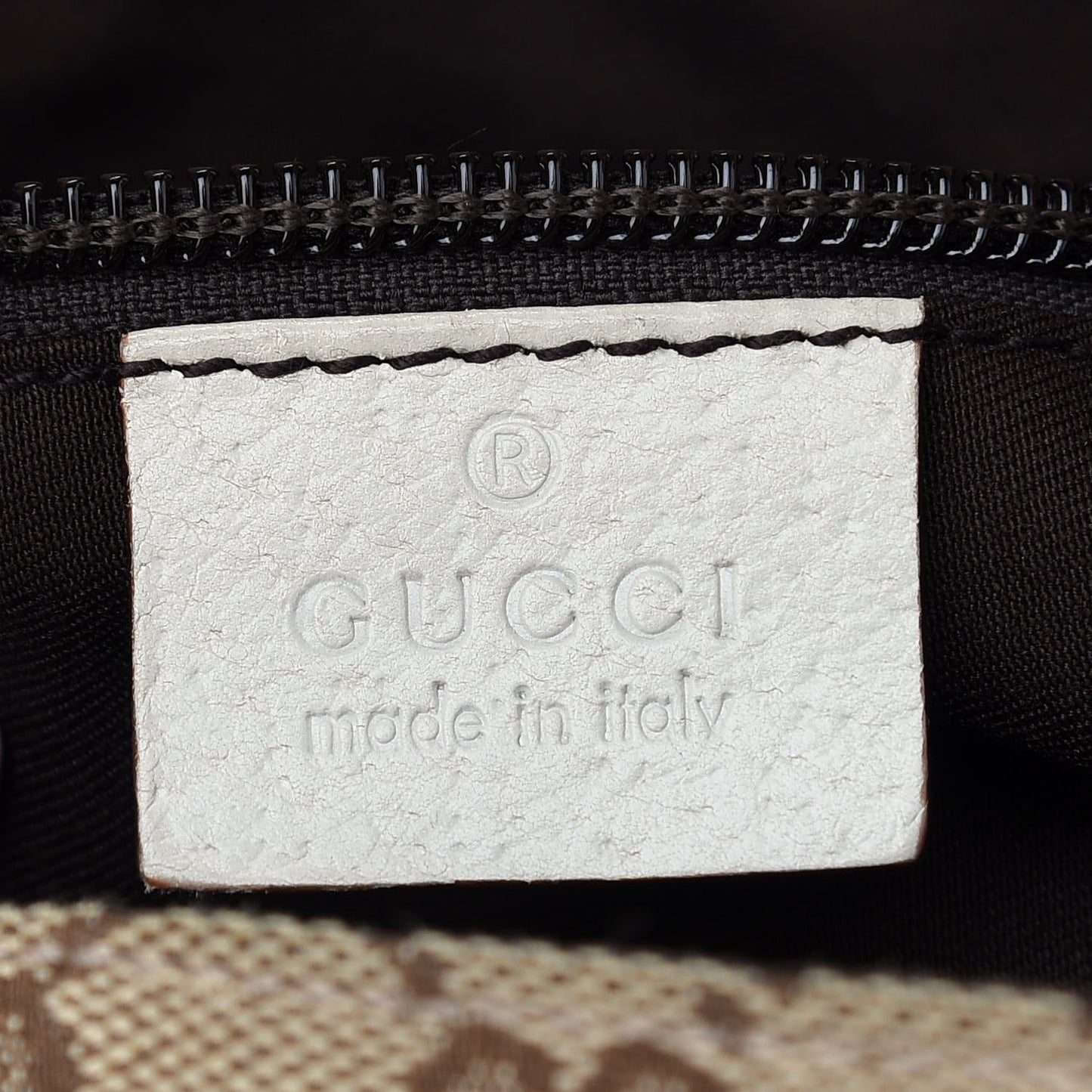 Monogram Belt Bag White