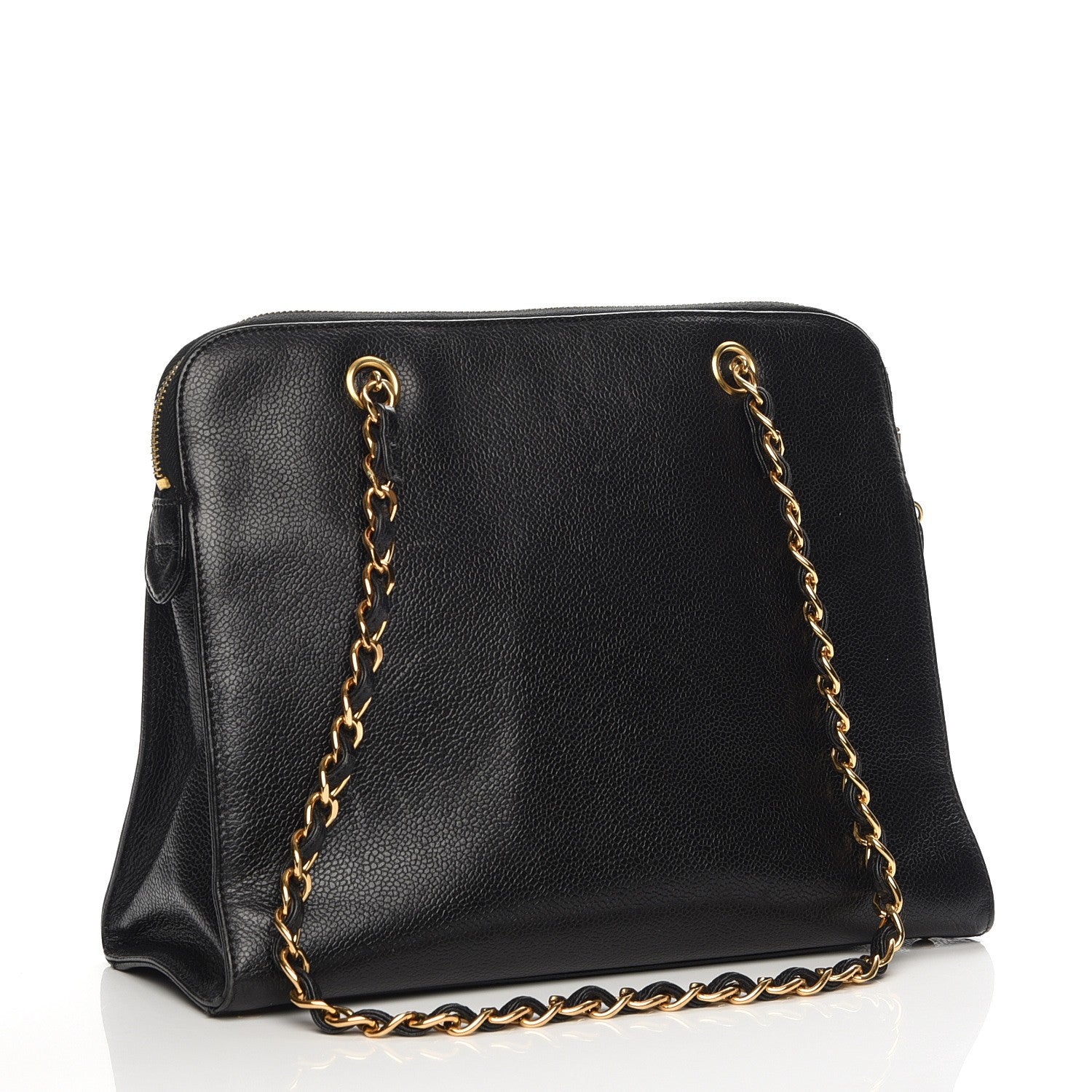 Chanel Caviar Flap Shoulder Bag Black 3 of 7