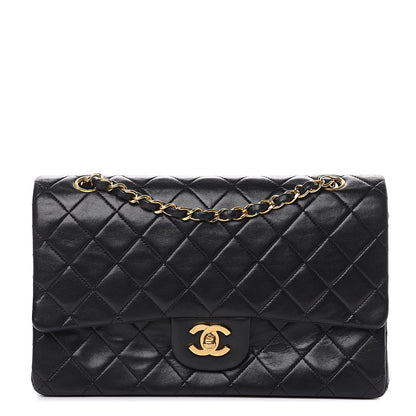 Chanel Lambskin Quilted Medium Double Flap Black 1 of 17