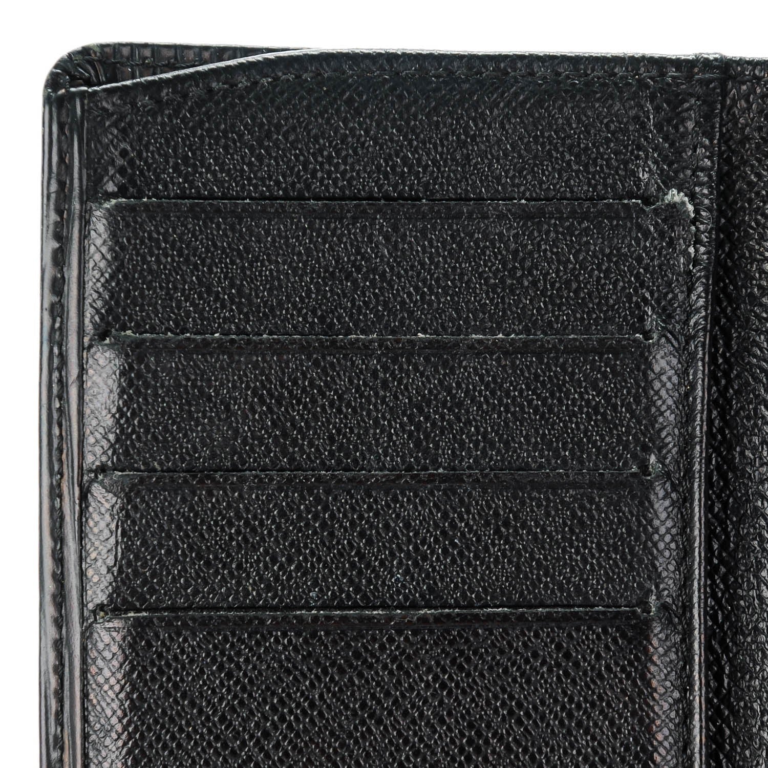 Louis Vuitton Epi French Purse Wallet Black 10 of 12