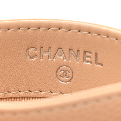 Chanel Caviar Quilted Card Holder Beige 6 of 8