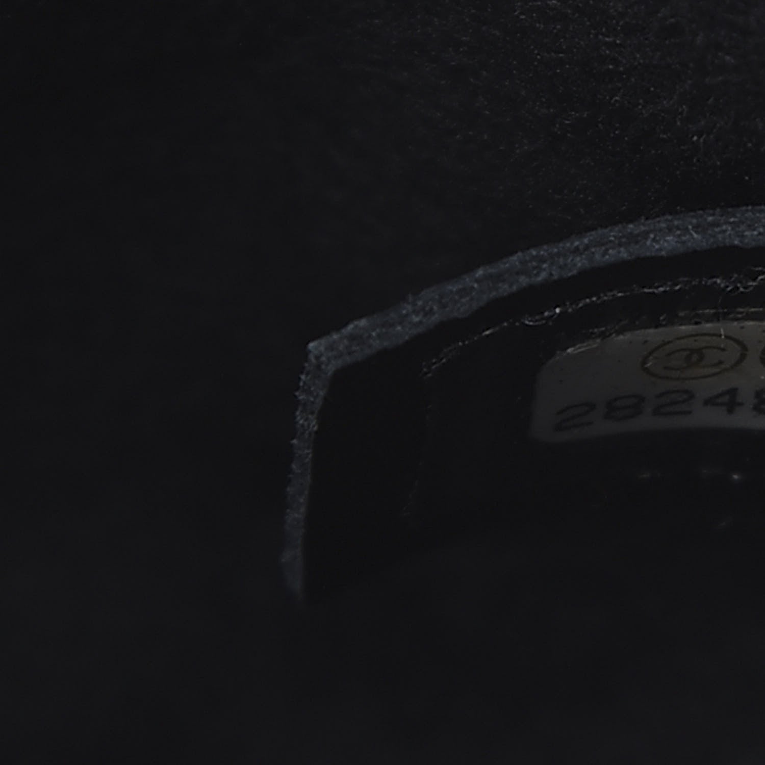 Chanel Caviar Deauville Drawstring Bucket Bag Black 6 of 9