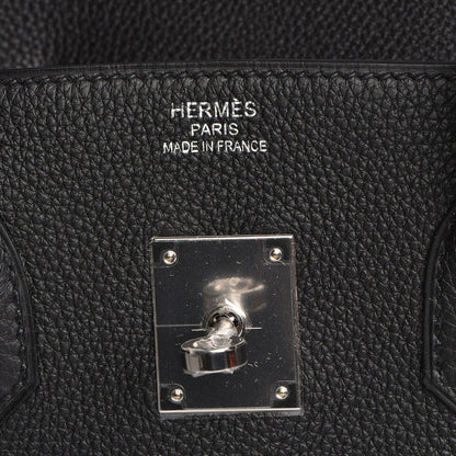 Hermes Togo Birkin 35 Black Bleu Agate 20 of 30
