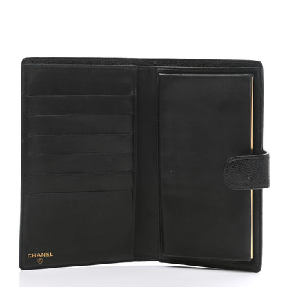 Chanel Caviar Timeless CC French Wallet Black 5 of 13