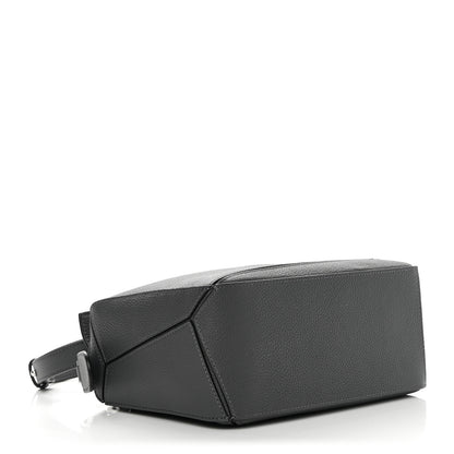 Loewe Calfskin Small Puzzle Bag Gunmetal 4 of 9
