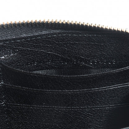 Saint Laurent Leather Muse Zip Around Wallet Black 7 of 8