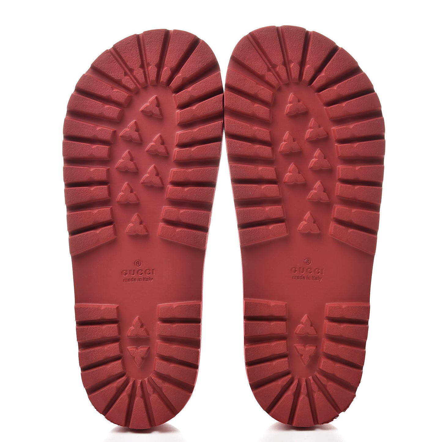 Calfskin Rubber GucciGhost Hamlet Skull Mens Lug Sole Slide Sandals 7 Hibiscus Red Blue Agata