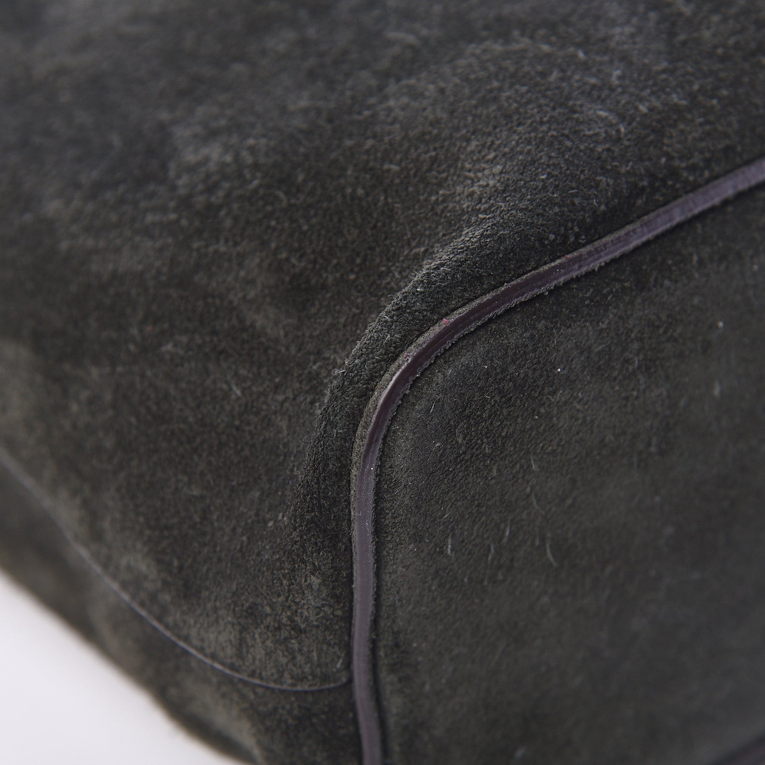 Celine Suede Small Soft Cube Satchel Forest 10 of 14