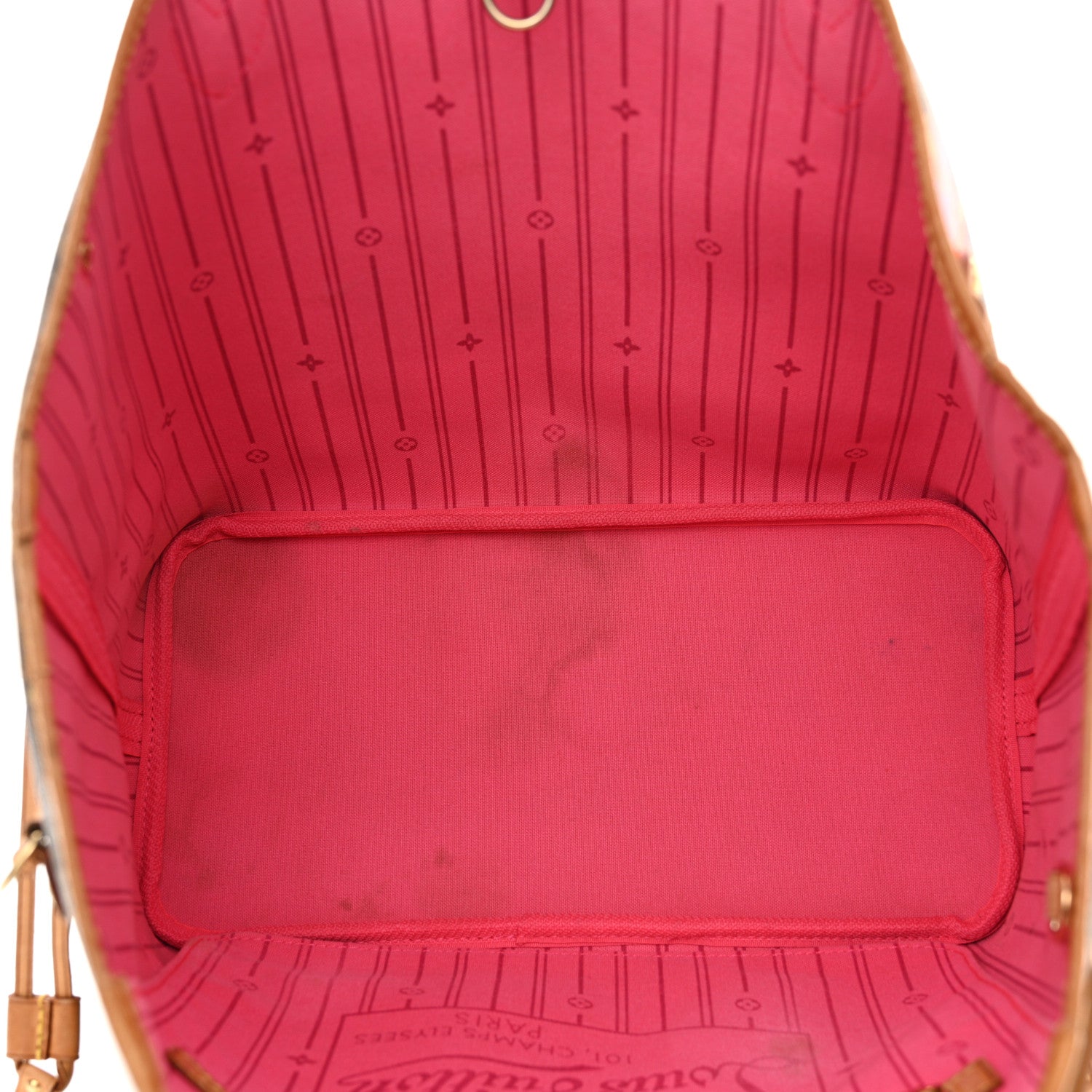 Louis Vuitton Monogram Roses Neverfull MM 12 of 21