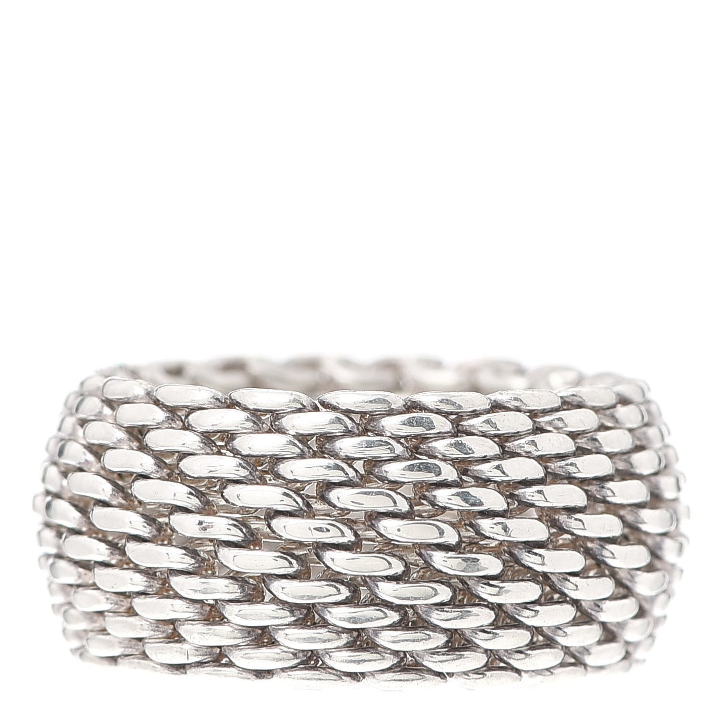 Sterling Silver Somerset Mesh Ring 49 5