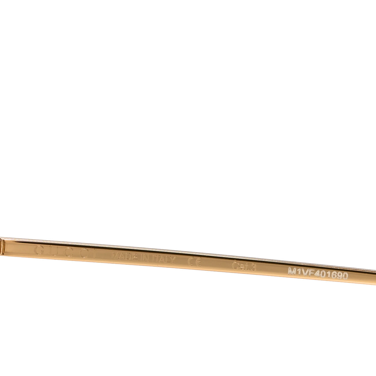 Square Frame GG0437SA Sunglasses Gold