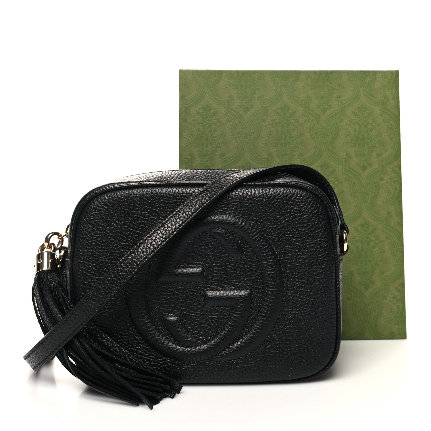 Gucci Pebbled Calfskin Small Soho Disco Bag Black 11 of 11