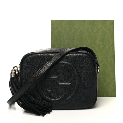 Gucci Pebbled Calfskin Small Soho Disco Bag Black 11 of 11