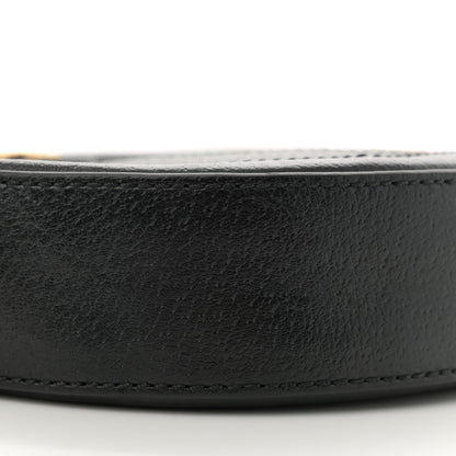Gucci Grained Calfskin Web Mini Ophidia Round Shoulder Bag Black 9 of 11