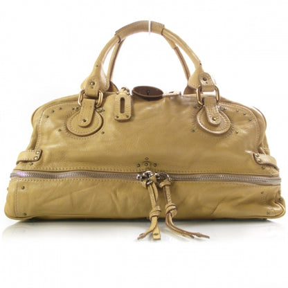 Chloe Leather Paddington Double Zipped Bowler Yellow 1 of 18