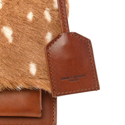 Saint Laurent Pony Hair Calfskin Medium Monogram Sunset Fawn 12 of 15