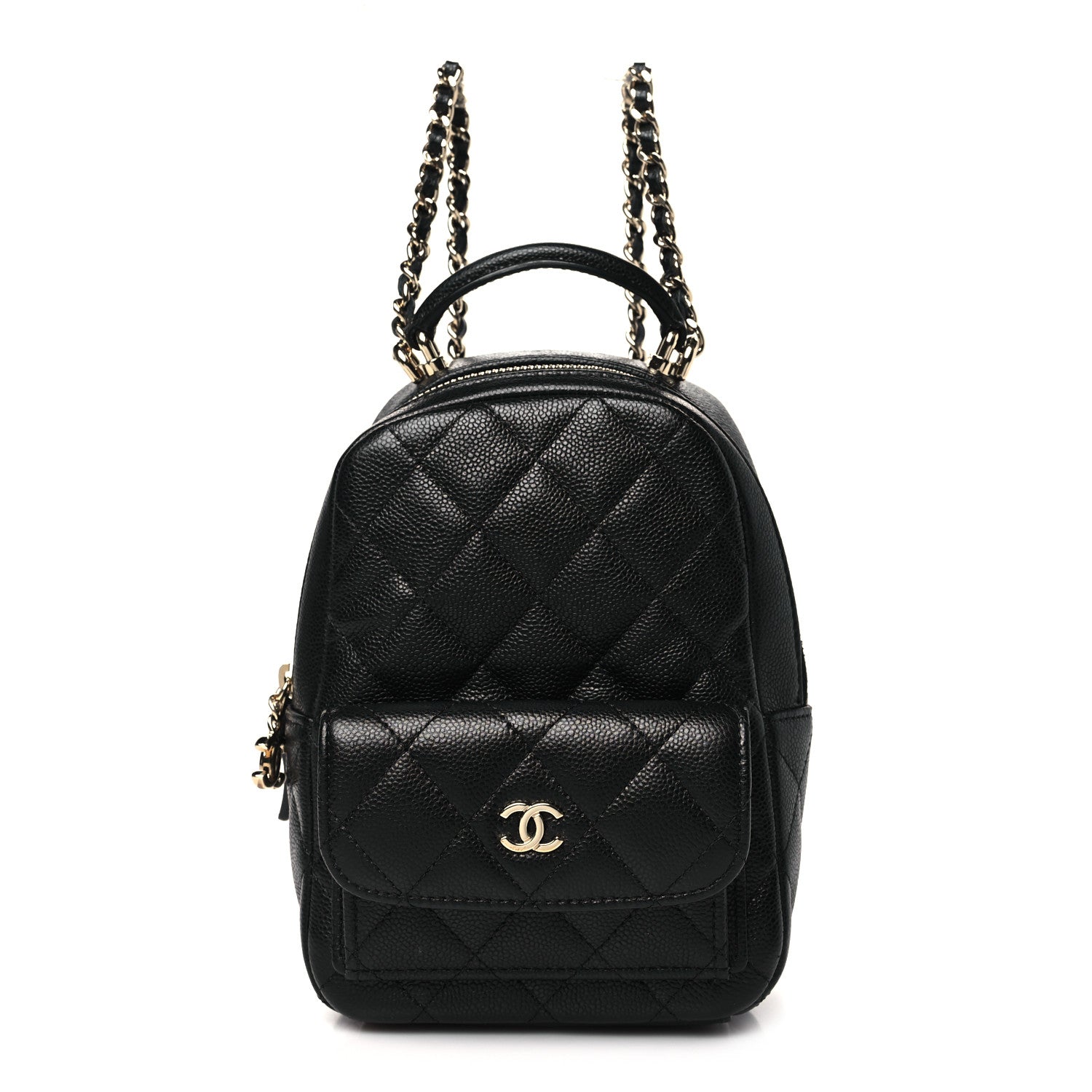 Chanel Caviar Quilted CC Mini Classic Backpack Black 1 of 11
