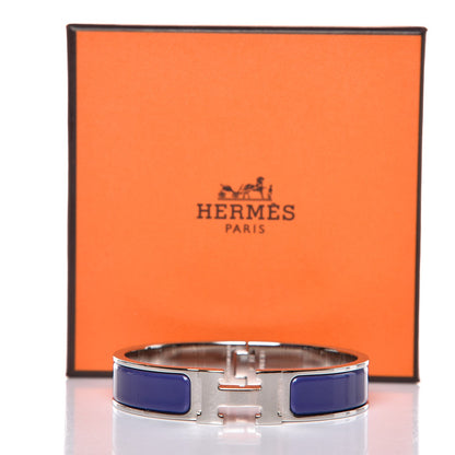 Hermes Enamel Narrow Clic Clac H Bracelet PM Purple 5 of 5