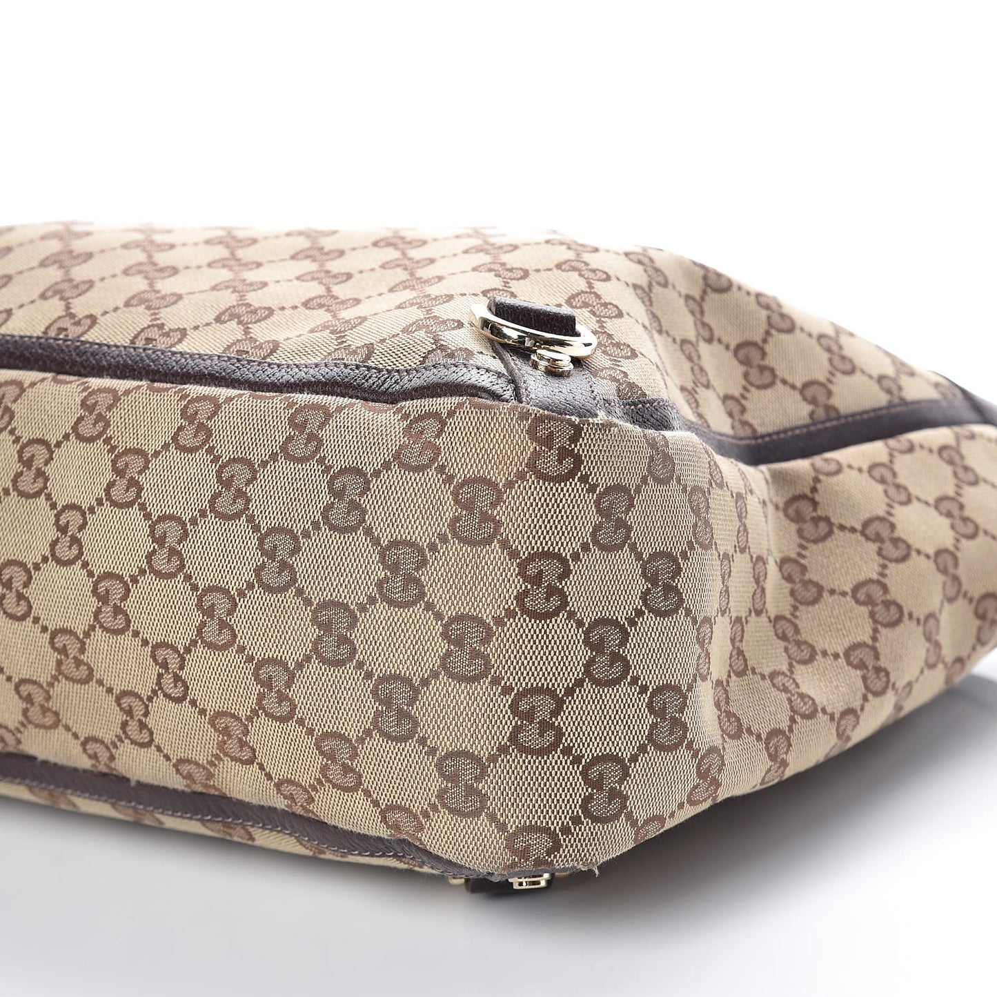 Monogram Large Abbey Tote Dark Brown