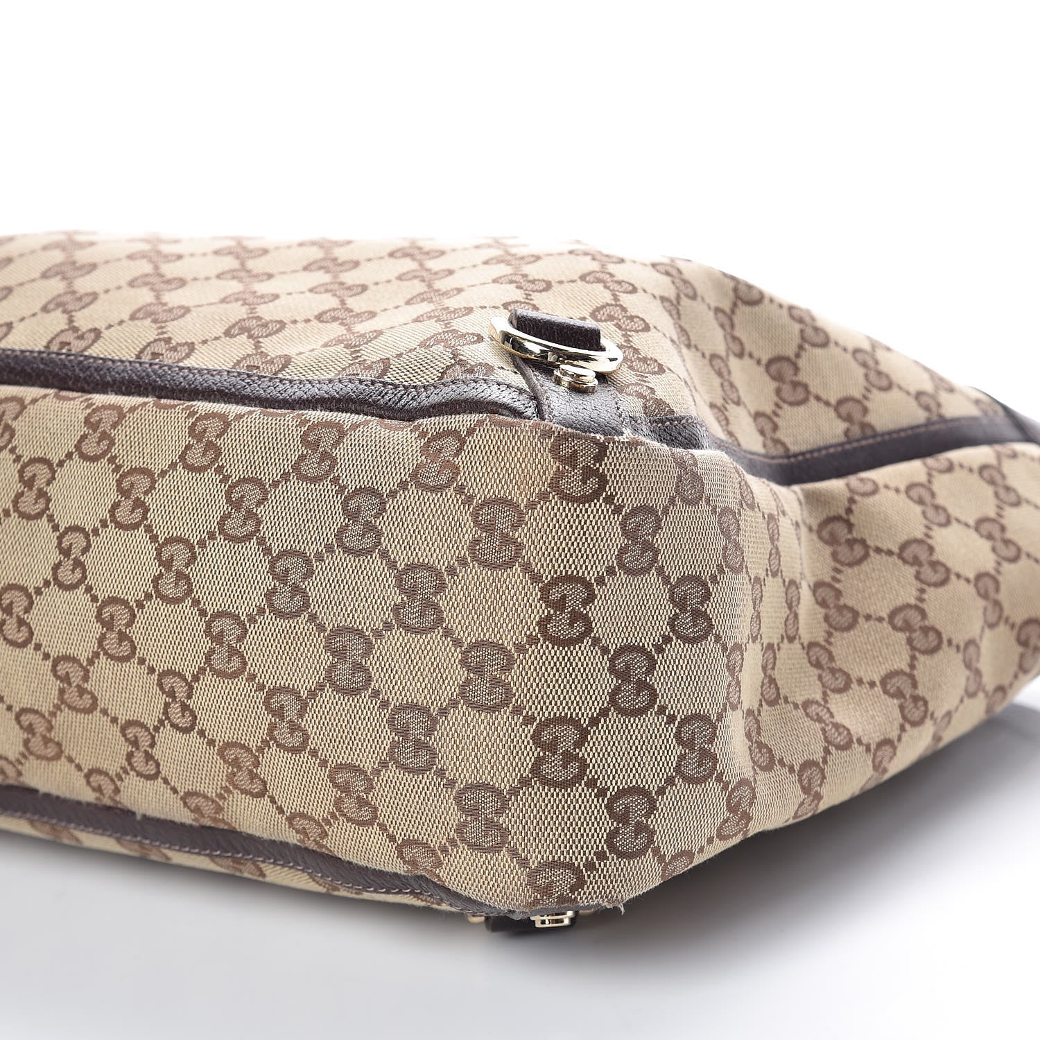 Gucci Monogram Large Abbey Tote Dark Brown 6 of 11