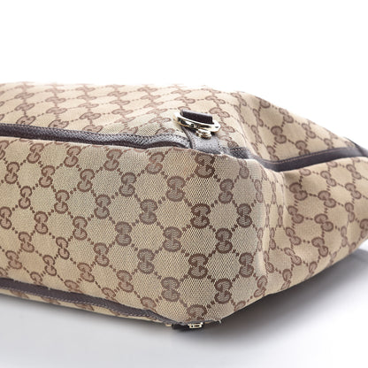 Gucci Monogram Large Abbey Tote Dark Brown 6 of 11
