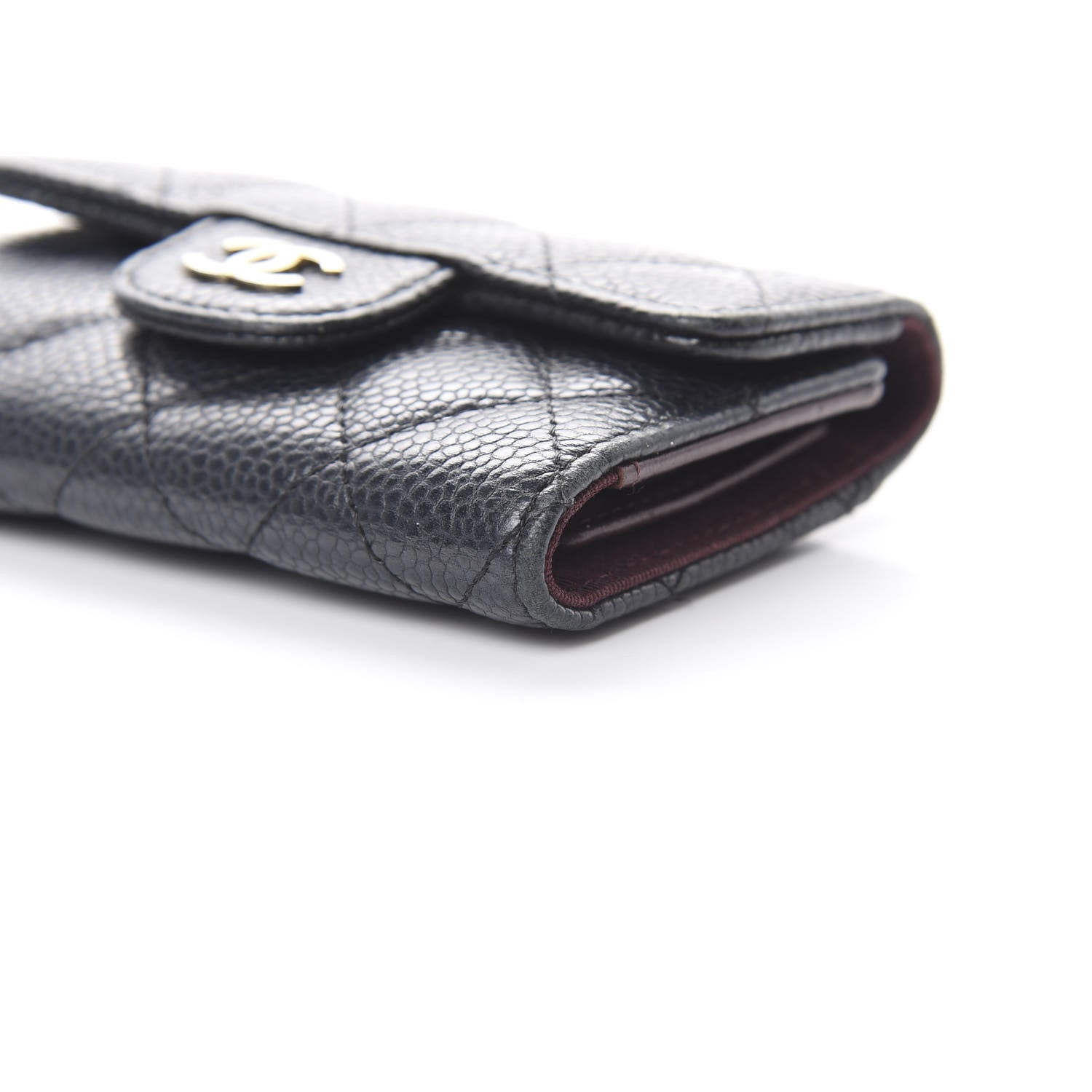 Chanel Caviar Quilted Classic 4 Key Holder Wallet Black 10 of 12