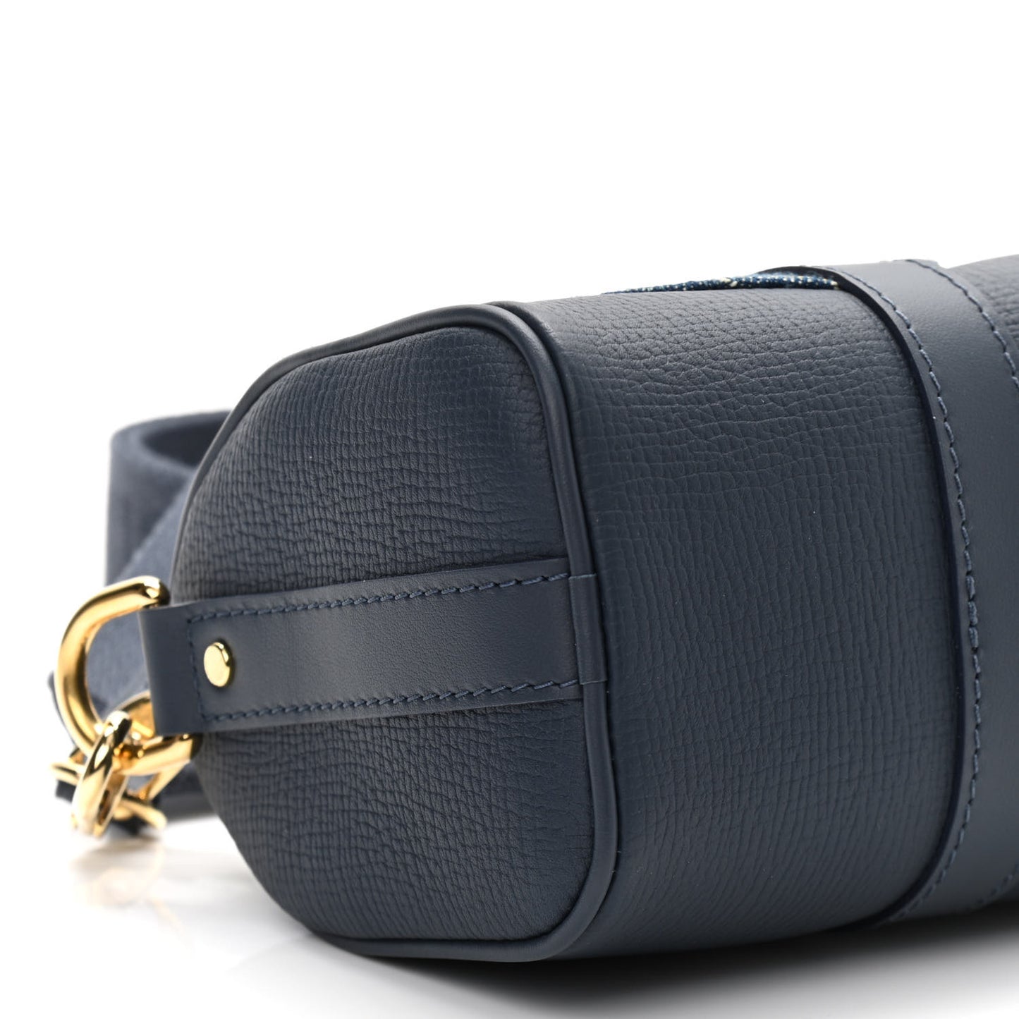 Taurillon Monogram Denim Drip Keepall XS Blue