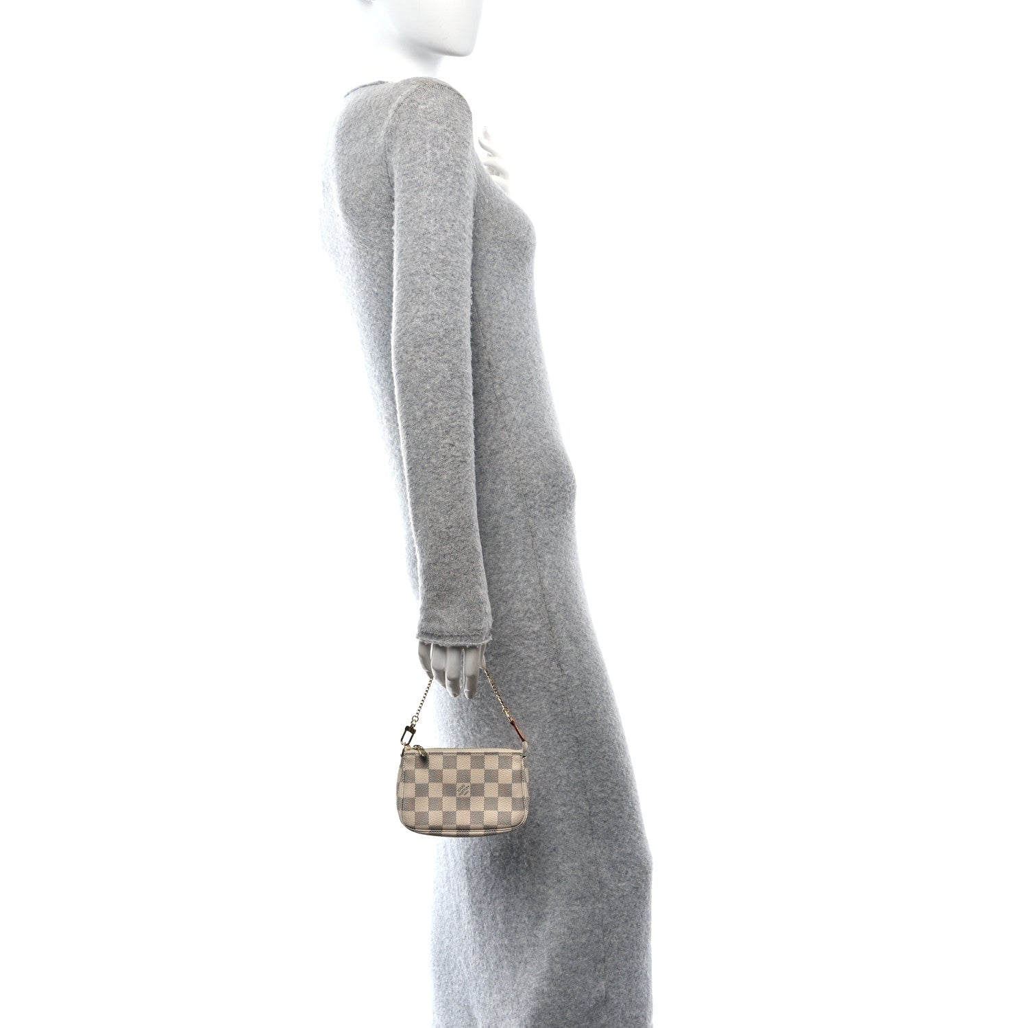 Louis Vuitton Damier Azur Mini Pochette Accessories 2 of 11