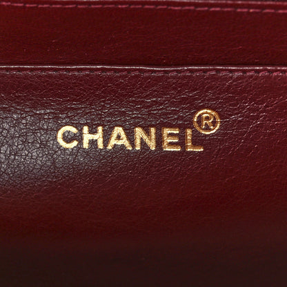 Chanel Lambskin Quilted XL Jumbo Single Flap Black 6 of 12