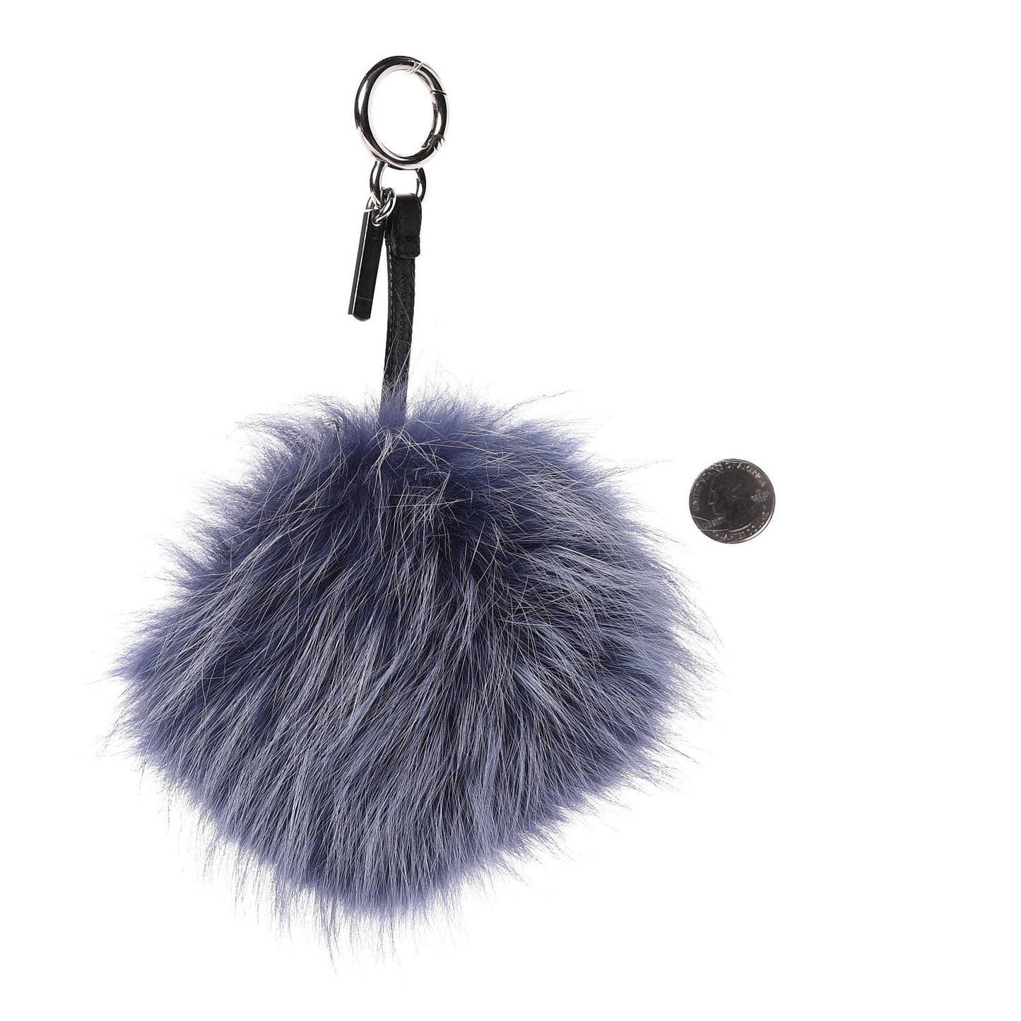 Fox Mink Rabbit Fur Vitello Flamingo Kooky Monster Bag Bug Charm Cassis Black Multicolor