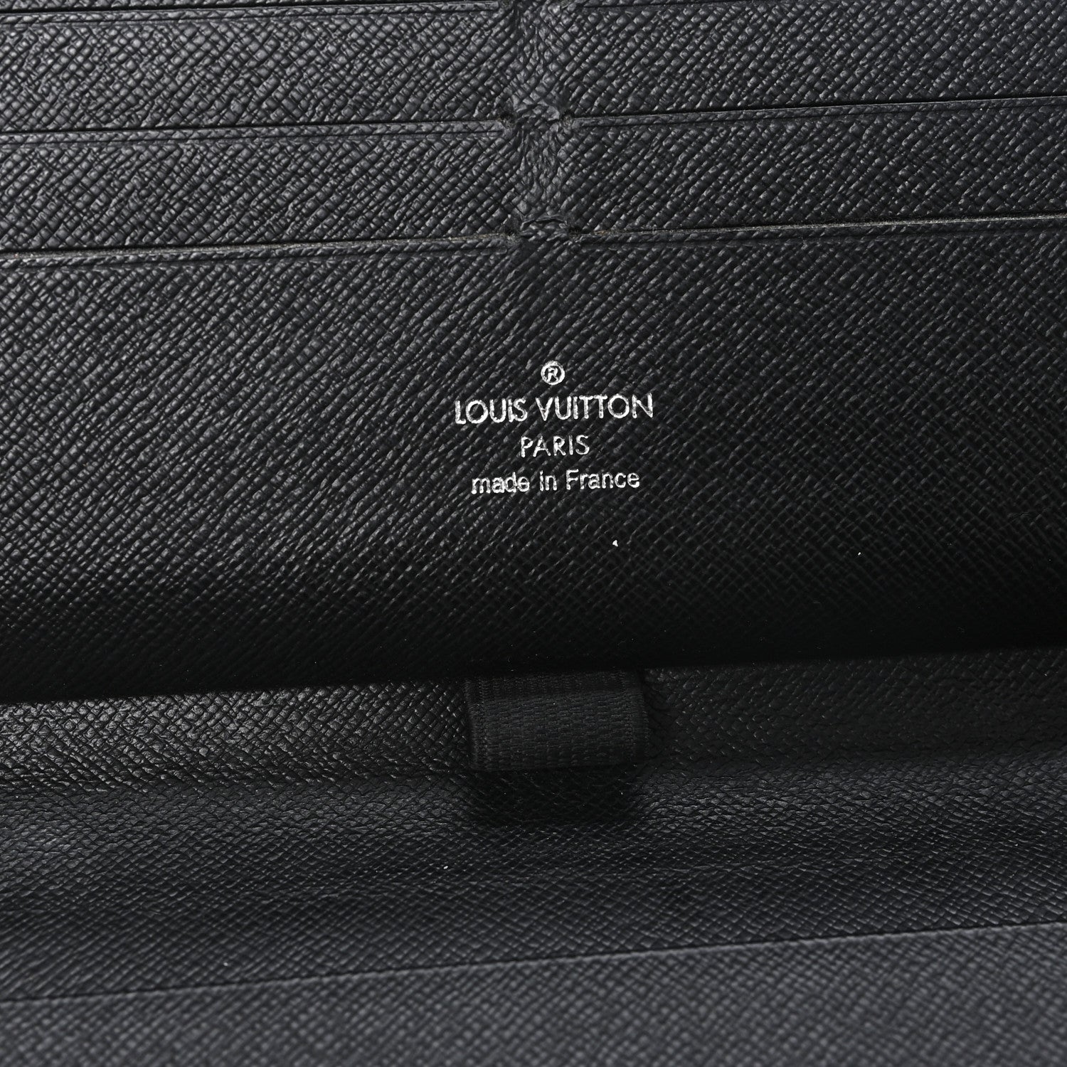 Louis Vuitton Epi Zippy Organizer Wallet Black 6 of 8