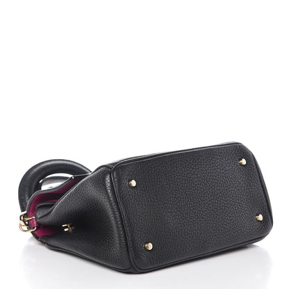 Christian Dior Bullcalf Mini Be Dior Flap Black Fraise 4 of 9