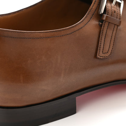 Christian Louboutin Calfskin Mens Mortimer Flats 45 Brown 13 of 16