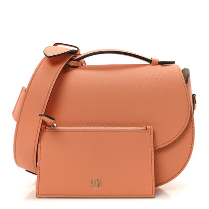 Moynat Carat Calfskin Flori PM Orange 3 of 10
