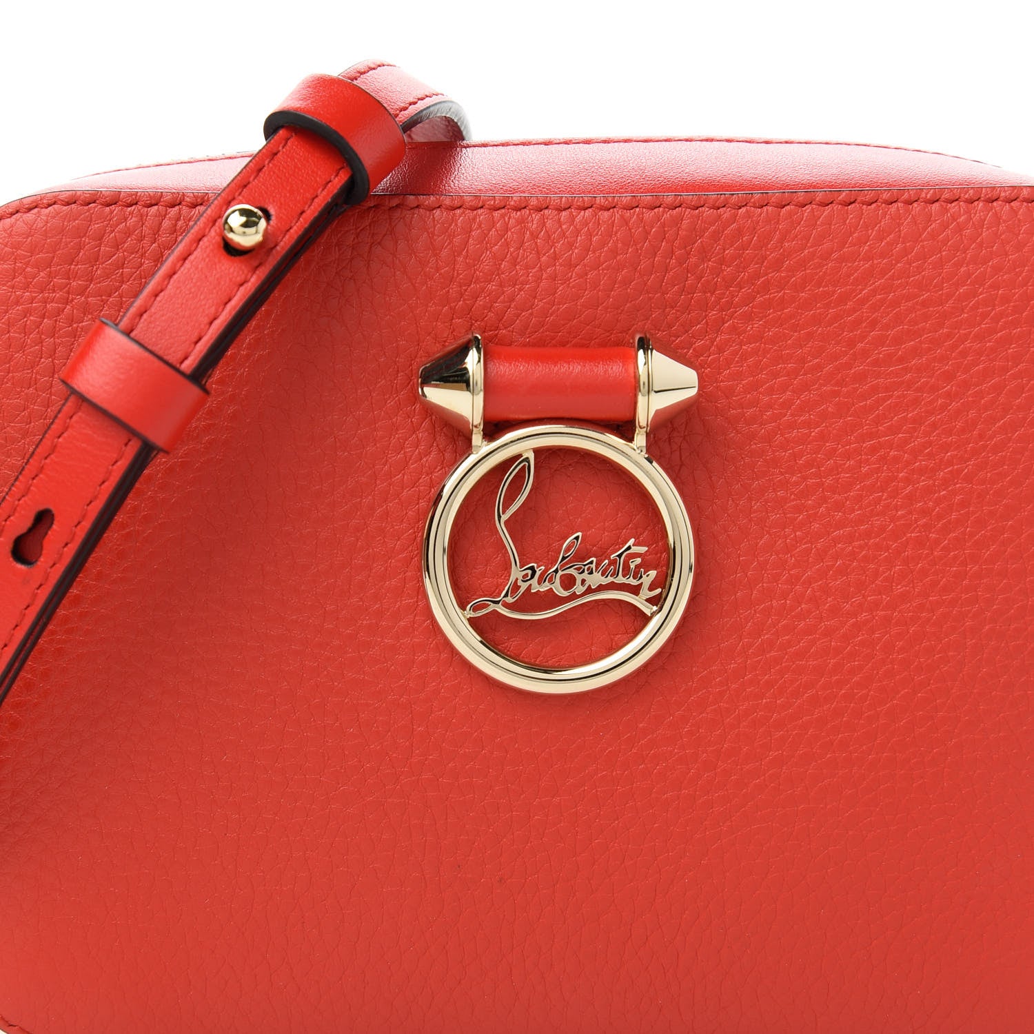 Christian Louboutin Empire Calfskin Mini Rubylou Crossbody Red 10 of 11