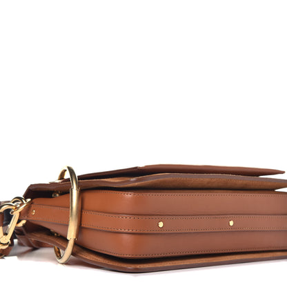 Chloe Calfskin Suede Small Roy Bag Caramel 8 of 10