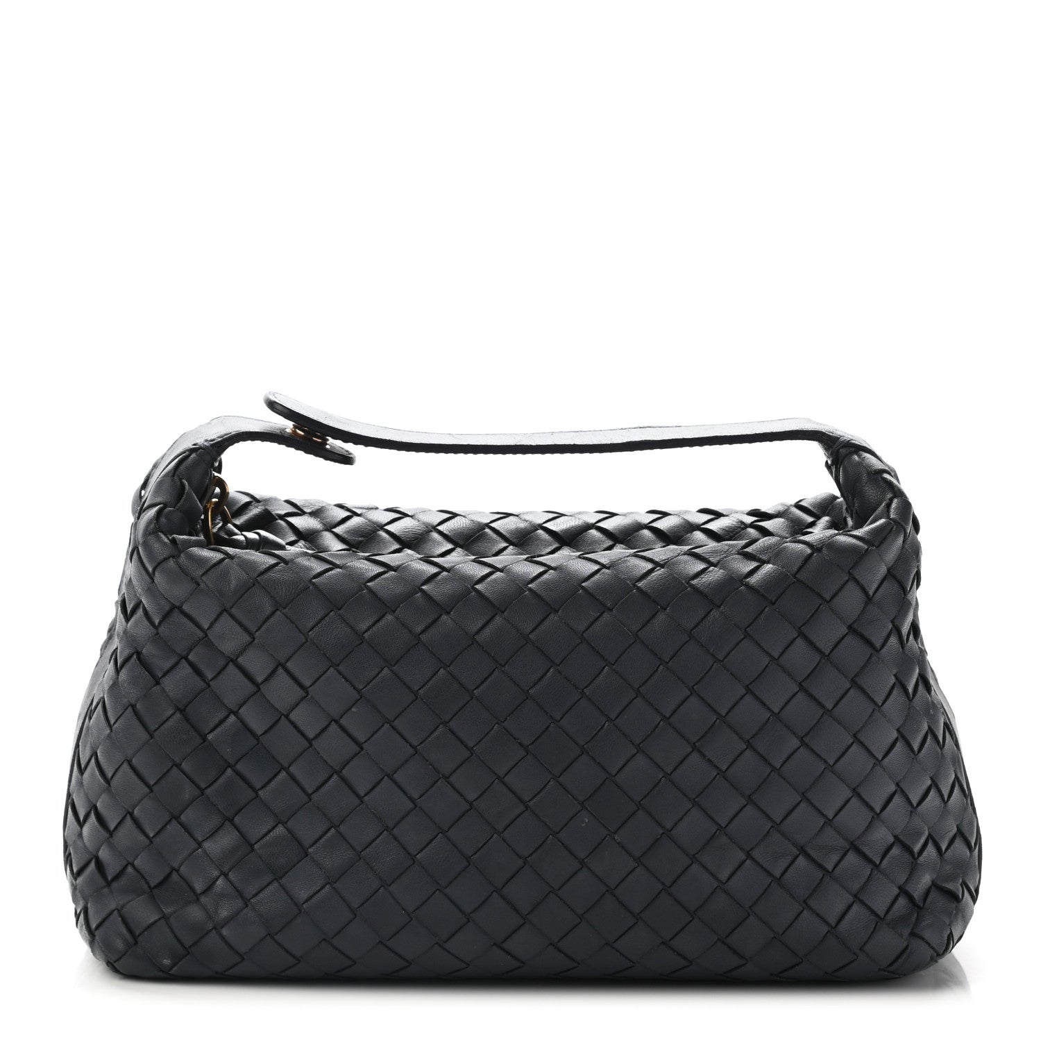 Bottega Veneta Nappa Intrecciato Large Cosmetic Case Ebano 1 of 19
